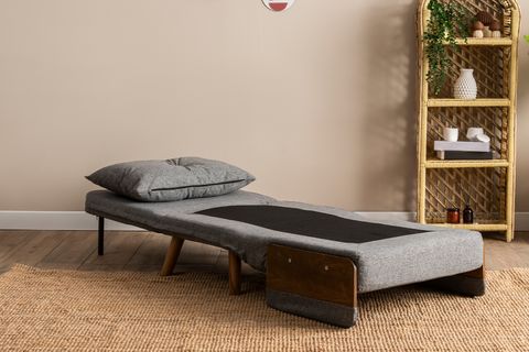COSMO TEKLİ KATLANIR YATAKLI KOLTUK KETEN, AÇIK GRİ