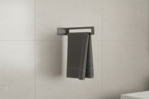 GALVANİZ METAL MODERN HAVLULUK, CAM GRİ, 2510 CM