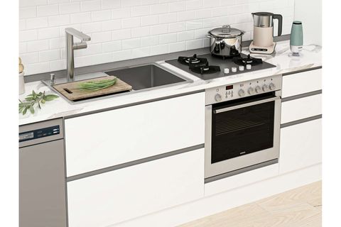 ALVİNKA 395X240 CM MUTFAK DOLABI, MBB E90B45S60 1 BEYAZ MDF