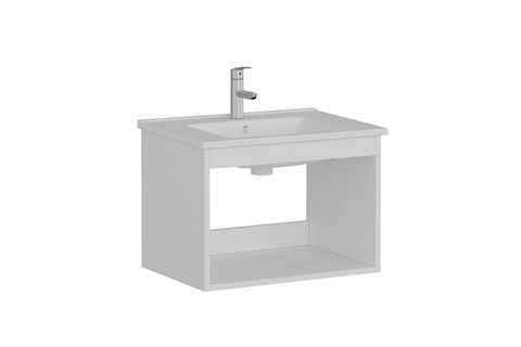 SANYA BANYO DOLABI ALT 65CM AS2K ETJ BEYAZ ANTRASİT