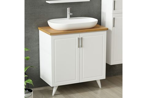 SANYA BANYO DOLABI AY2K132, BEYAZ, 85CM