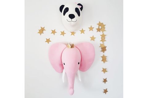 ÜÇ BOYUTLU PEMBE FİL BÜST