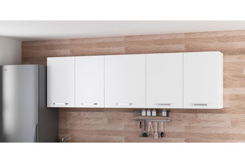 MİNAR 245 CM MUTFAK DOLABI BEYAZ 245-B1-ÜST MODÜL