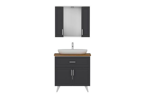 SANYA BANYO DOLABI AY2K1Ç14, ANTRASİT, 85 CM