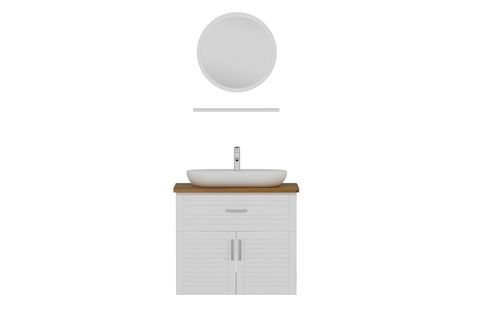 VERA BANYO DOLABI AS2K1Ç141, BEYAZ, 85CM