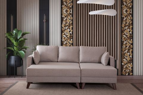 GLORİA MİNİ KÖŞE KOLTUK, KREM, SAĞ KÖŞE