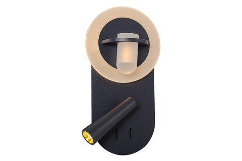 ÖZCAN AYDINLATMA STEP LED DİKEY OKUMA LAMBALI APLİK SİYAH RENK, 2723-05-19