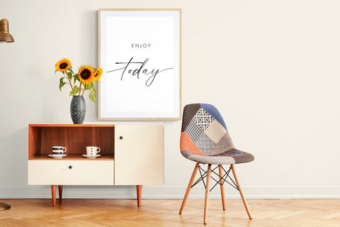 ENJOY TO DAY TABLO, NATURAL ÇERÇEVE, 33X48