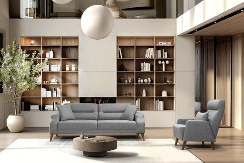 ANKA ÜÇLÜ KOLTUK, SHOWROOMDAN KUMAŞ DEĞİŞİMLİ