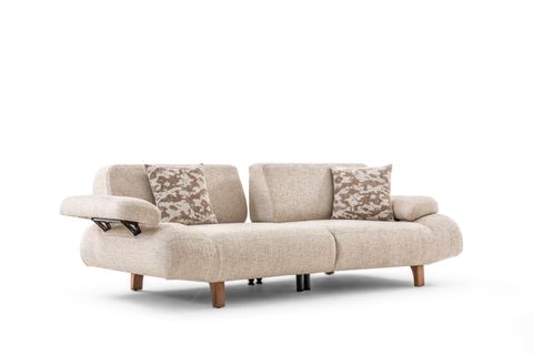 ROVENA ÜÇLÜ KOLTUK, KUM BEJİ