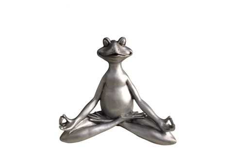 YOGA YAPAN KURBAĞA ELLERİ YANDA 2