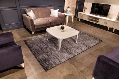 MAVERA 210 ANTRASİT MAKİNE HALISI  100X200