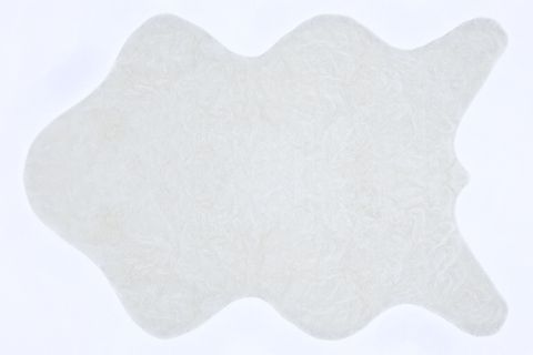 TAVŞAN POST KESİM MODERN MAKİNE HALISI, BEYAZ, 80X150