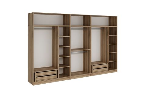 MİNAR KALE GARDIROP 5, 8 KAPAKLI, ANTRASİT