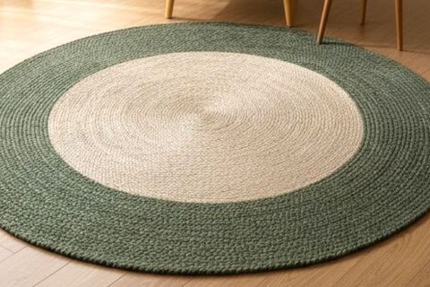 TERRA YUVARLAK HALI, YEŞİL NATURAL, 150 CM
