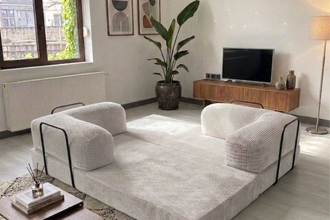 LİNA ÇOK AMAÇLI YATAKLI AKTİVİTE KOLTUĞU, KREM, 80X160