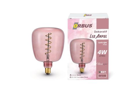ORBUS CAM LED AMPUL, TP140, PEMBE