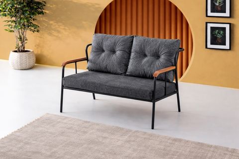 EBRULİ ÇAY SETİ, ANTRASİT SİYAH