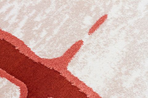 KREM İÇİNDE KİREMİT DESENLI HALI, 160X230