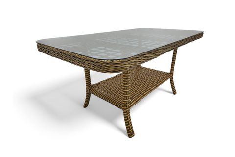 PAVİA RATTAN ÜÇLÜ BAHÇE MOBİLYASI, KAHVERENGİ