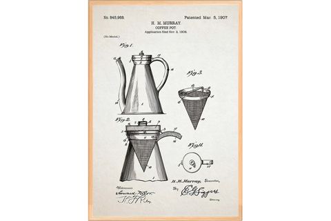 VINTAGE COFFEE TABLO SETİ, CUPS 3, 50X70