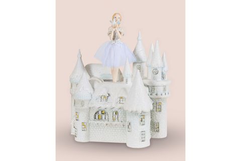 THE MİA PRENSES ŞATOSU LED IŞIKLI MÜZİK KUTUSU 30X26X19CM