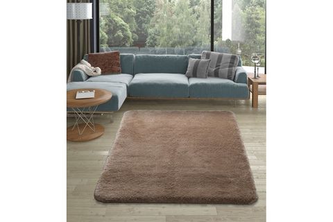 MİAMİ SHAGGY HALI, FINDIK BEJ RENKLİ, 100X160