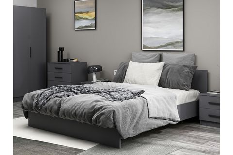 KALE210 YATAK ODASI TAKIMI, ANTRASİT, 5 KAPAKLI, SET 47