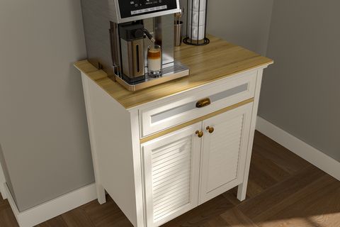 VALENA KAHVE KÖŞESİ AİRFRY DOLABI, 2 KAPAKLI 1 ÇEKMECELİ