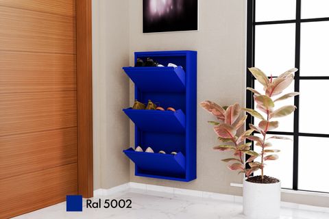 LİNEA METAL AYAKKABILIK, LACİVERT, 3 KAPAKLI