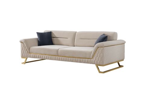 ARTOO SIRT MEKANİZMALI ÜÇLÜ KANEPE, BEJ