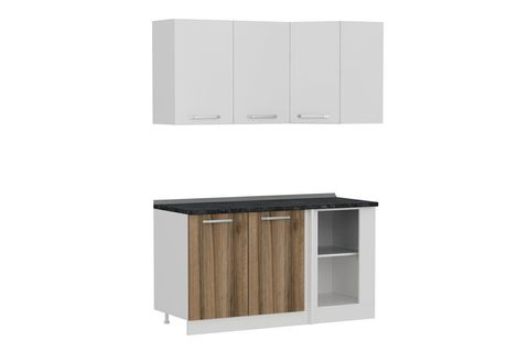 MİNAR 150CM KÖŞE MUTFAK DOLABI BEYAZ DORE K150D1