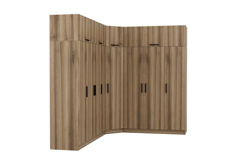 MİNAR KALE GARDIROP 2,  8 KAPAKLI,  190 CM