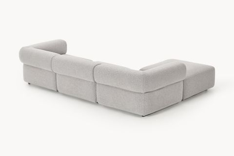 ALBA BUKLE MODÜLER KÖŞE KOLTUK, GRİ