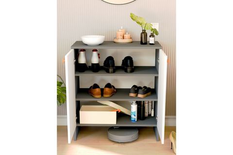 BOHA BOHEM MDF MEMBRAN KAPAKLI ÇOK AMAÇLI DOLAP, ANTRASİT BEYAZ