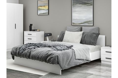 KALE210 YATAK ODASI TAKIMI, BEYAZ, 5 KAPAKLI, SET 115