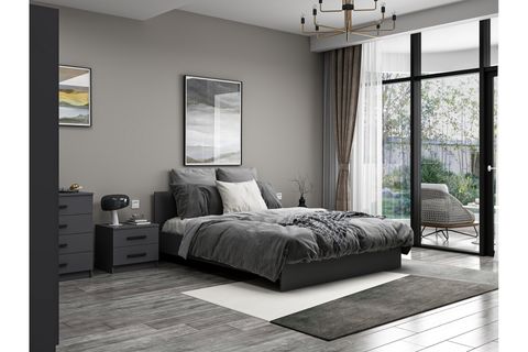 KALE210 YATAK ODASI TAKIMI, ANTRASİT, 5 KAPAKLI, SET 47