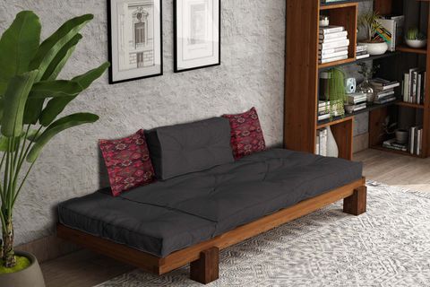 WOODESK ARİN MASİF SEDİR, TİK-ANTRASİT RENK, CPT8375-200