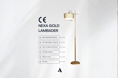 NEXA ESKİTME GOLD LAMBADER, TEL ÖRGÜ BAŞLIK, GOLD