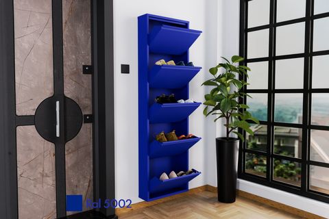 LİNEA METAL AYAKKABILIK, LACİVERT, 5 KAPAKLI