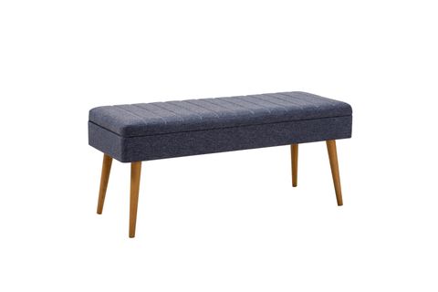 VİNA KUMAŞLI SANDIKLI BENCH, ATLANTİK LACİVERT