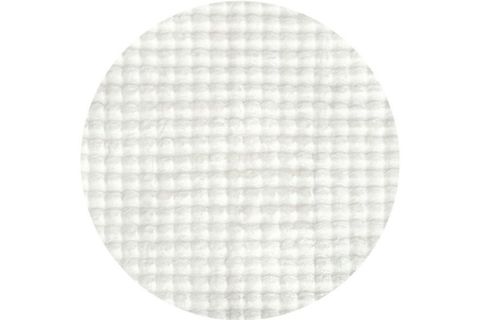 DARCİO TAVŞAN TÜYÜ POST HALI, BEYAZ, YUVARLAK, 80X80