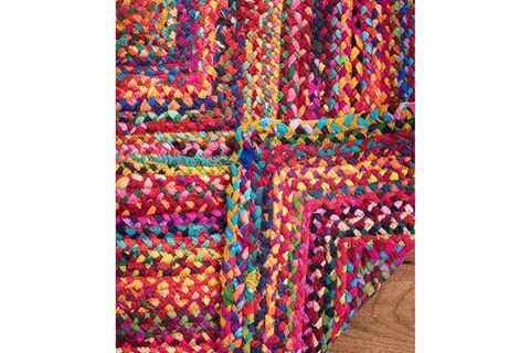 KOZA HALI NATURA JÜT HASIR HALI 00013A MULTİ 90X150