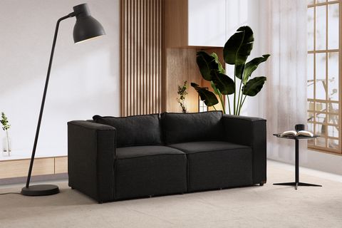 DUO KANEPE 2 MODÜL, KETEN, ANTRASİT