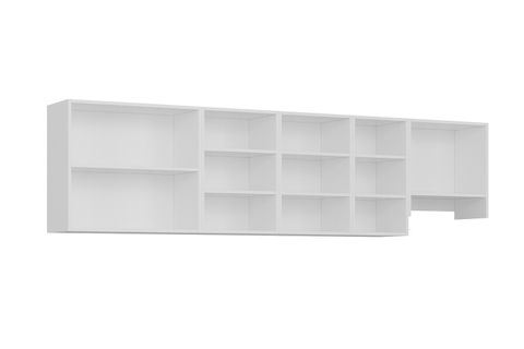 MİNAR 280 CM MUTFAK DOLABI BEYAZ 280-B7-ÜST MODÜL
