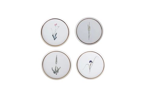 PORLAND BOTANİCAL 21CM 4'LÜ PASTA TAKIMI 04ALM007234