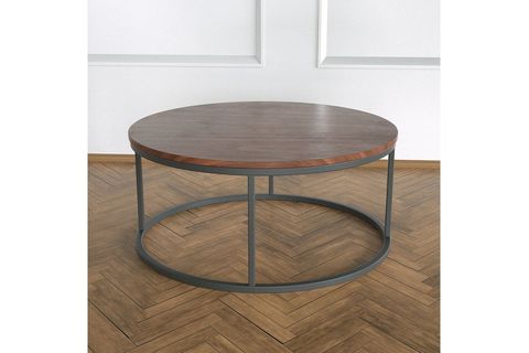 POTRİCA YUVARLAK ORTA SEHPA, SİYAH CEVİZ