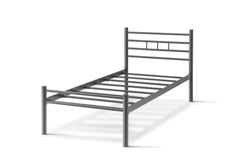 EVGER METAL KARYOLA, K70, SİYAH, 90X200
