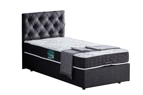 DOLCE BAZA BAŞLIK VE PLUS YATAK SETİ, ANTRASİT, 150X200