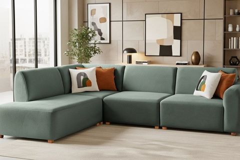 BRUSSELS SOL KÖŞE KOLTUK, SU YEŞİLİ